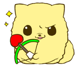 Pomeranian tan 2 sticker #6356473