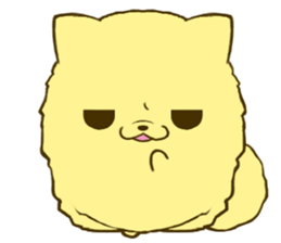 Pomeranian tan 2 sticker #6356477