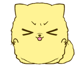 Pomeranian tan 2 sticker #6356480