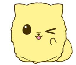 Pomeranian tan 2 sticker #6356482