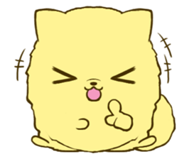 Pomeranian tan 2 sticker #6356484
