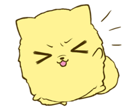 Pomeranian tan 2 sticker #6356485
