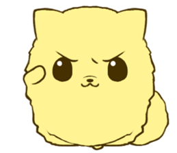 Pomeranian tan 2 sticker #6356487