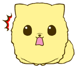 Pomeranian tan 2 sticker #6356488