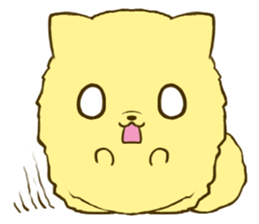 Pomeranian tan 2 sticker #6356489