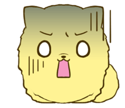 Pomeranian tan 2 sticker #6356491