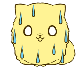 Pomeranian tan 2 sticker #6356492