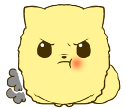 Pomeranian tan 2 sticker #6356499