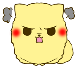 Pomeranian tan 2 sticker #6356500