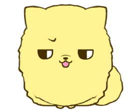 Pomeranian tan 2 sticker #6356502