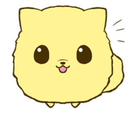 Pomeranian tan 2 sticker #6356503