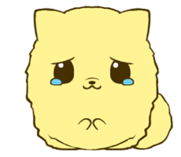 Pomeranian tan 2 sticker #6356506