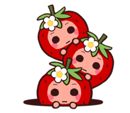 The strawberries, No5 sticker #6356674
