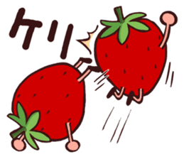 The strawberries, No5 sticker #6356677