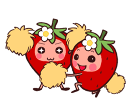 The strawberries, No5 sticker #6356696
