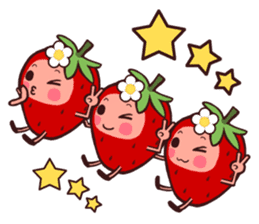 The strawberries, No5 sticker #6356698