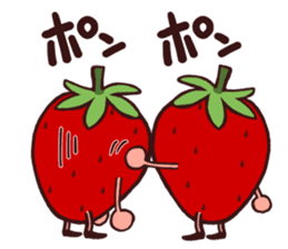 The strawberries, No5 sticker #6356702