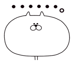 My long cat. sticker #6356791