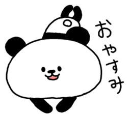 Daily life of a playful panda sticker #6356834