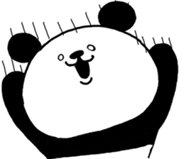 Daily life of a playful panda sticker #6356859