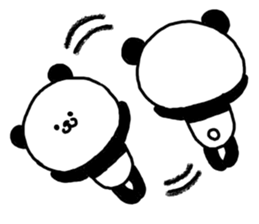 Daily life of a playful panda sticker #6356864