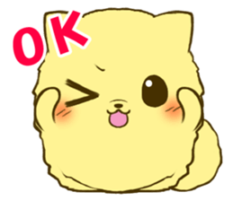 Pomeranian tan sticker #6356992