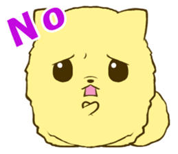 Pomeranian tan sticker #6356994
