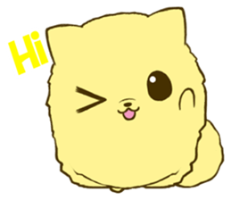 Pomeranian tan sticker #6357002