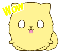 Pomeranian tan sticker #6357004