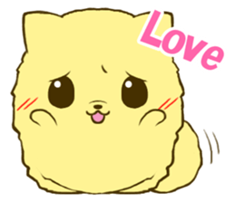 Pomeranian tan sticker #6357005
