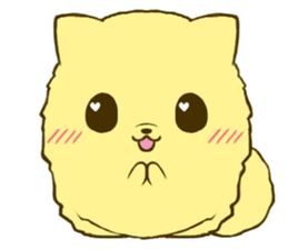 Pomeranian tan sticker #6357006