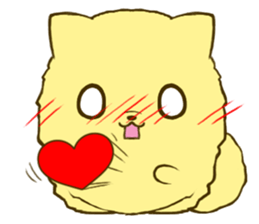 Pomeranian tan sticker #6357007