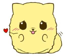 Pomeranian tan sticker #6357008