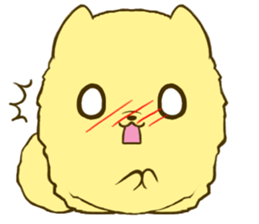 Pomeranian tan sticker #6357010