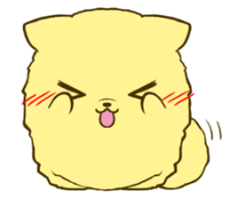 Pomeranian tan sticker #6357011