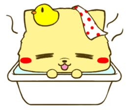 Pomeranian tan sticker #6357019