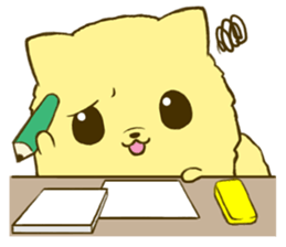 Pomeranian tan sticker #6357020