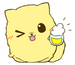 Pomeranian tan sticker #6357022