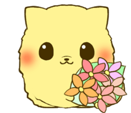 Pomeranian tan sticker #6357024
