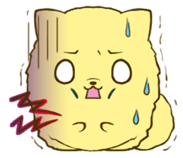 Pomeranian tan sticker #6357027