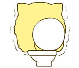 Pomeranian tan sticker #6357028