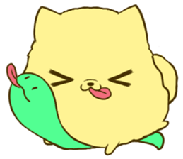 Pomeranian tan sticker #6357029
