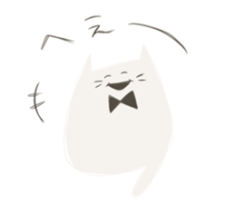 Shirokuro cat sticker #6357040
