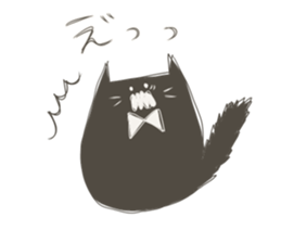 Shirokuro cat sticker #6357043