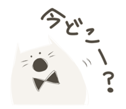 Shirokuro cat sticker #6357060