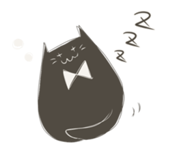 Shirokuro cat sticker #6357069