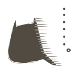 Shirokuro cat sticker #6357070