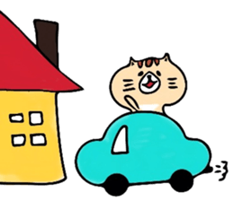 Murmur of cat sticker #6357230