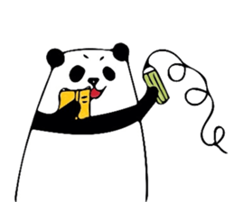 Murmur of panda sticker #6357641