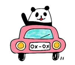 Murmur of panda sticker #6357646